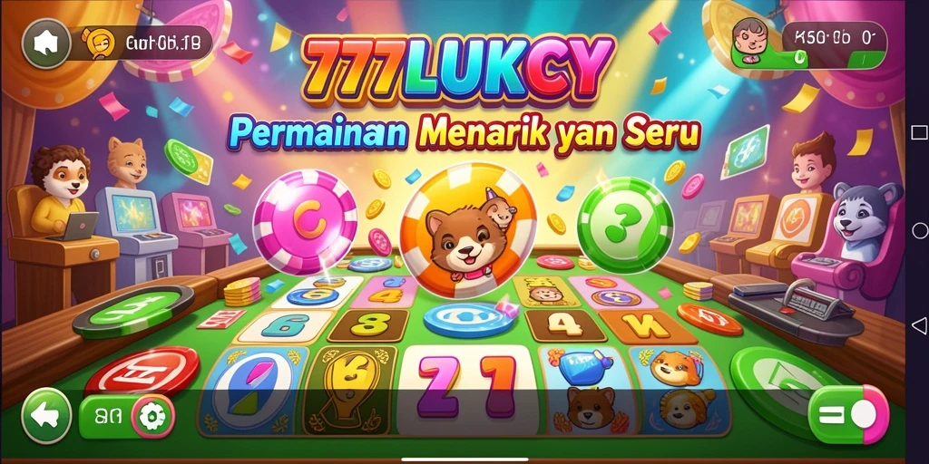 Tampilan gameplay seru dari 777LUKCY yang mengasyikkan.