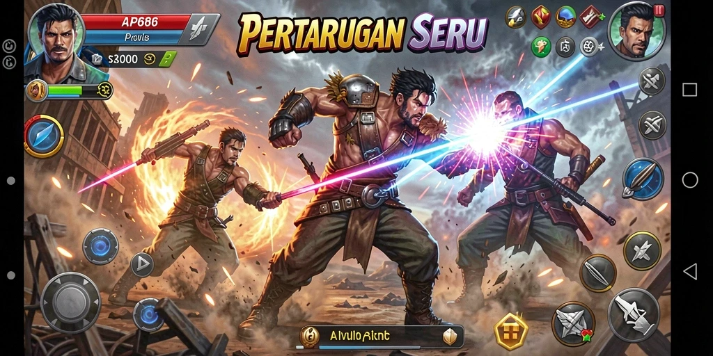 Tangkap momen seru dalam gameplay Action AP686.
