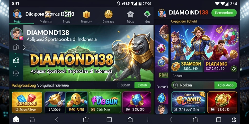 Tampilan gameplay live betting yang menarik di DIAMOND138.