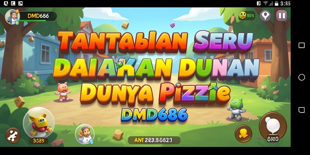 Tampilan gameplay DMD686 yang menantang dan menyenangkan.