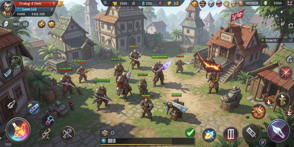 Tampilan dinamis dan seru dari gameplay SLG FW66.