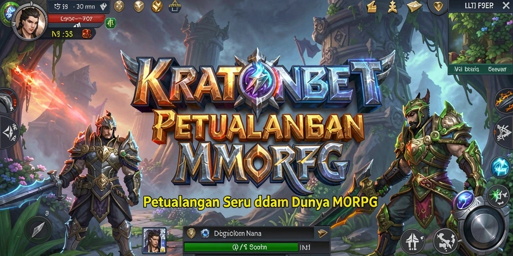 Tangkapan layar gameplay <strong>KRATONBET</strong> menunjukkan aksi epik dalam pertempuran MMORPG.