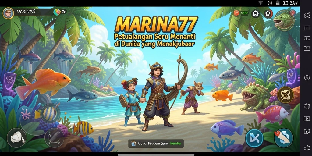 Gameplay MARINA77 menampilkan eksplorasi dunia petualangan yang menakjubkan.
