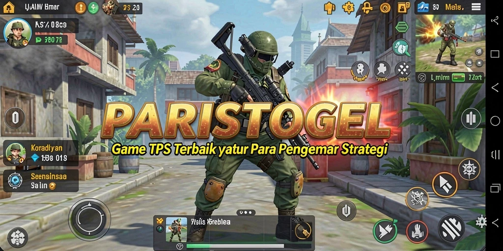 Tangkapan layar menampilkan aksi mendebarkan dalam gameplay TPS.