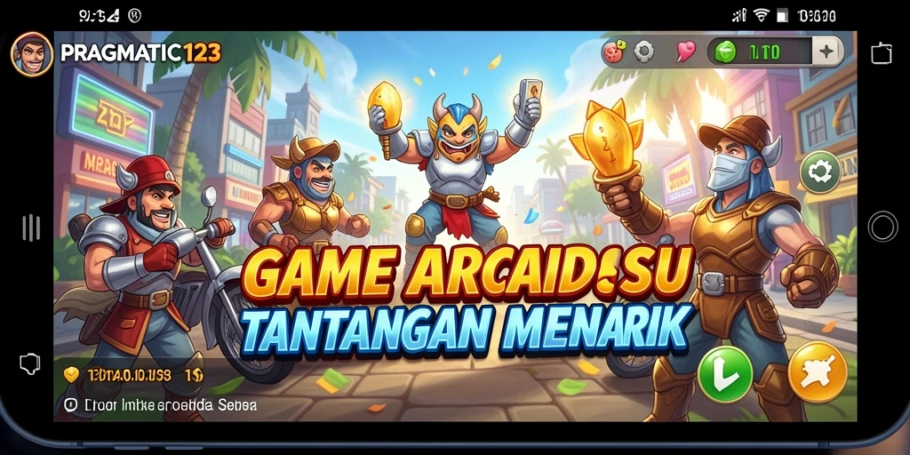 Tampilan gameplay seru di PRAGMATIC123 dengan karakter berwarna-warni.