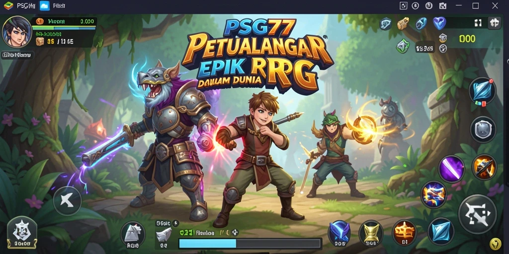 Tampilan gameplay PSG77 yang mendebarkan dalam dunia RPG.