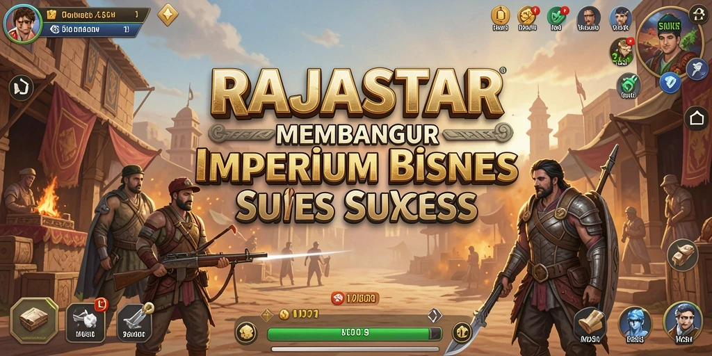 Screenshot RAJASTAR yang menunjukkan keseruan gameplay Tycoon.