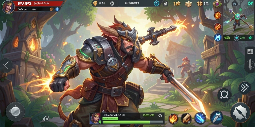 Gameplay seru dalam dunia fantasi ARPG yang penuh petualangan.