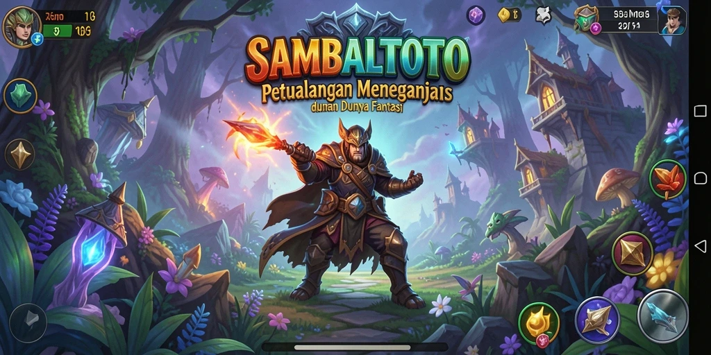 Tampilan menarik dari gameplay petualangan SAMBALTOTO yang seru.