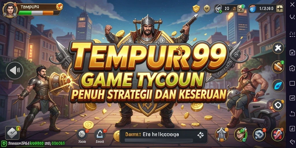 Tampilan gameplay seru dan strategis dari TEMPUR99.